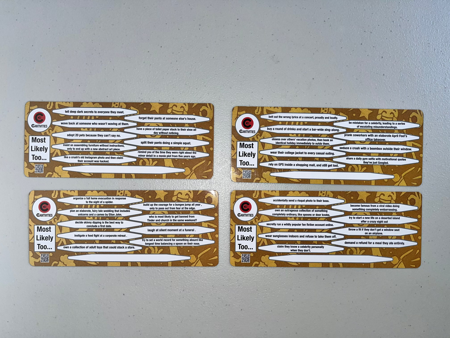4 Most Likely Too Magnet Games