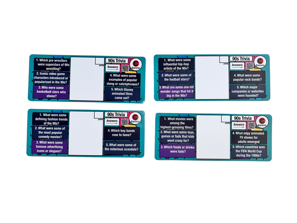Cantivities Decades Trivia Pack